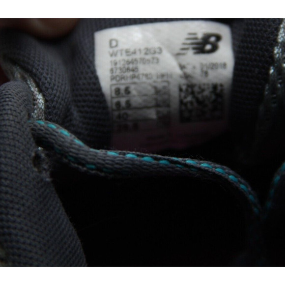 New Balance Techridev412v3 Trail Shoes Womens Size 8.5 Gray Teal Running Hiking - Picture 9 of 9